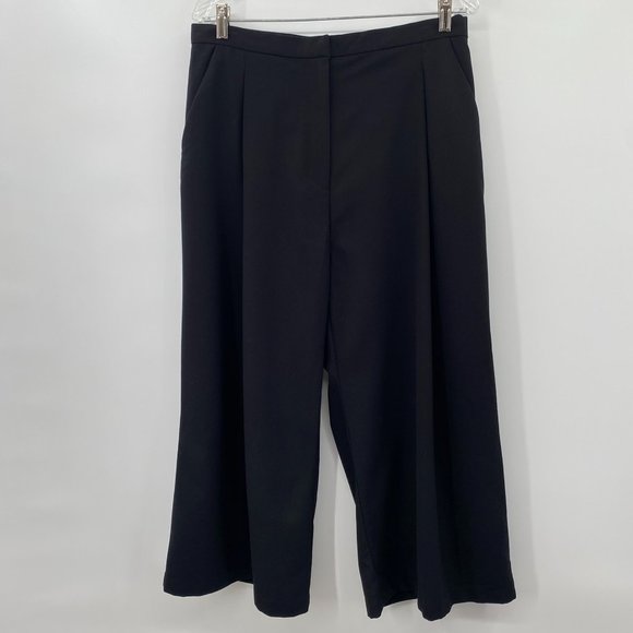 H&M BLACK DRESS PANTS WOMENS SIZE 14 - Picture 1 of 6